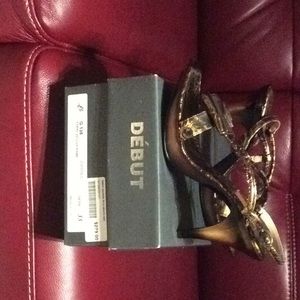 Italian heels sandals .